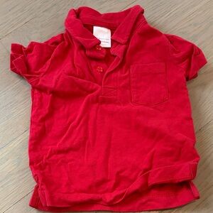Hanna Andersson Vibrant Red Kids Polo Shirt